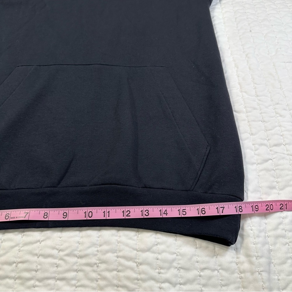 NWT Adidas Feel Cozy Pullover Fleece Hoddie in Black Size M - Picture 6 of 15